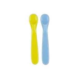 SPUNI Łyżeczki do karmienia 8m+ Bubbly Blue / Lucky Lemon